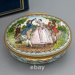 Halcyon Days Enamels Trinket Music Box Minuet String Quartet by Luigi Boccherini