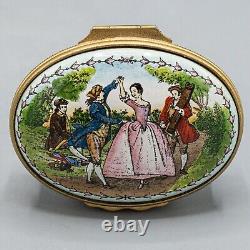 Halcyon Days Enamels Trinket Music Box Minuet String Quartet by Luigi Boccherini