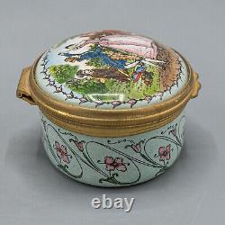 Halcyon Days Enamels Trinket Music Box Minuet String Quartet by Luigi Boccherini