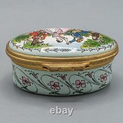 Halcyon Days Enamels Trinket Music Box Minuet String Quartet by Luigi Boccherini