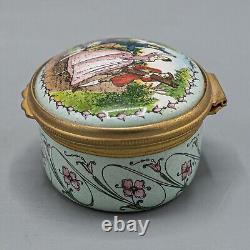 Halcyon Days Enamels Trinket Music Box Minuet String Quartet by Luigi Boccherini