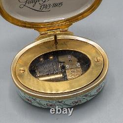 Halcyon Days Enamels Trinket Music Box Minuet String Quartet by Luigi Boccherini