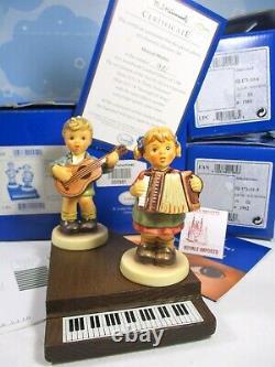 Hummel Musical Medley Collector's Set Boy Girl Piano LE951/7500 Box COA NEW