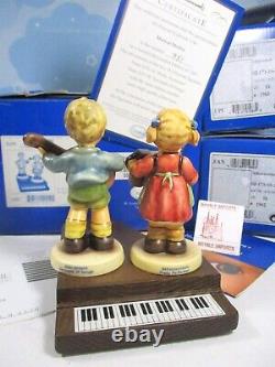 Hummel Musical Medley Collector's Set Boy Girl Piano LE951/7500 Box COA NEW