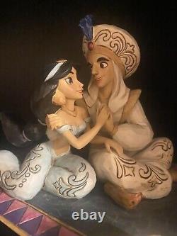 Jim Shore Heartwood Creek Disney Aladdin Magic Carpet Ride Music Box RARE