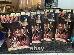 Kiss Aucoin Mego Dolls Set 1978 Original boxes 12.5 inch Simmons Stanley Ace