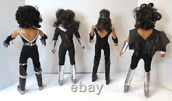 Kiss Mego Doll Action Figures Set Of 4 In Boxes 1977 Aucoin Muscular Version