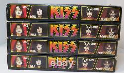 Kiss Mego Doll Action Figures Set Of 4 In Boxes 1977 Aucoin Muscular Version