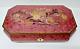 Lacquered Rose Bird's Eye 18 Note Reuge Musical Box Jewelry Box