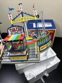 Lemax THE CHA CHA Carnival Ride 2007 Lights Sound Motion no AC supply included