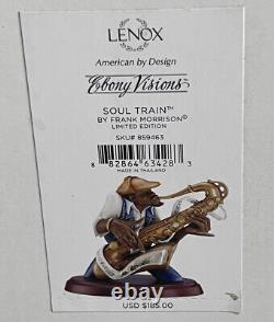 Lenox Ebony Visions SOUL TRAIN Frank Morrison Sax LIMITED EDITION Figurine New