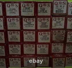 Lots Of 40 Vintage QRS Piano Music Scrolls Christmas Jazz Pop Original Boxes