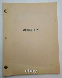 MUSIC BOX / Joe Eszterhas 1988 Screenplay, lawyer & father accused of war crimes