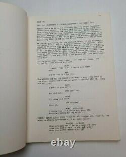 MUSIC BOX / Joe Eszterhas 1988 Screenplay, lawyer & father accused of war crimes