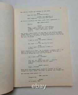 MUSIC BOX / Joe Eszterhas 1988 Screenplay, lawyer & father accused of war crimes