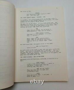 MUSIC BOX / Joe Eszterhas 1988 Screenplay, lawyer & father accused of war crimes