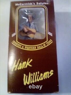 McCormick Whiskey Hank Williams Decanter Music Box Base (Empty) in Orig. Box