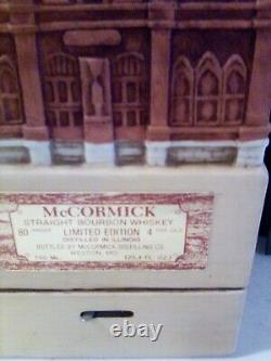 McCormick Whiskey Hank Williams Decanter Music Box Base (Empty) in Orig. Box