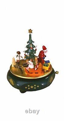 Mechanical music box christmas dreams, silent night, original Erz. RG 08824 NEW