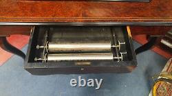 Mermod Freres French Inlaid Cased Swiss Cylinder Music Box (watch Video)