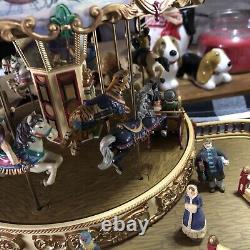 Musical toy Mr Christmas Holiday around the carousel Working