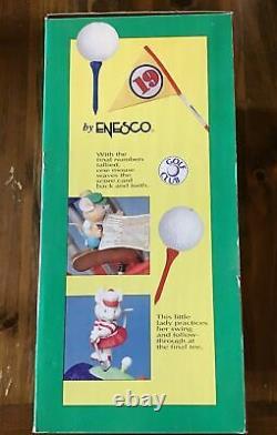 NEW Enesco 19th Hole Golf Bag Mice Tune-Good Ole Summertime Action Music Box