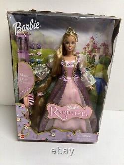 NEW IN BOX Mattel Barbie Rapunzel Musical Hair Brush, Hair Magically Grows, 2001