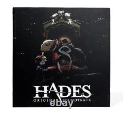 New Hades Original Soundtrack by Darren Korb 4xLP Box Set Black Swirl Smoke