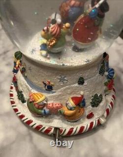 PARTYLITE P8652 Peppermint Pals Snow Globe Music in ORIG Box