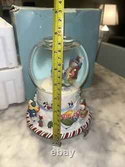 PARTYLITE P8652 Peppermint Pals Snow Globe Music in ORIG Box