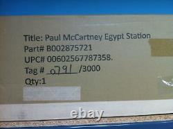 PAUL McCARTNEY Egypt Station Traveller's Edition + Original Shipping Box BEATLES