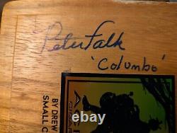 Peter Falk Columbo Wood cigar box rare