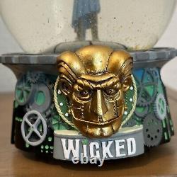 RARE'Wicked' Broadway Musical'The Wizard And I' Music Box Snow Globe Oz CLOUDY