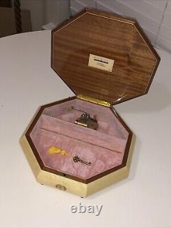 REUGE Music Box W Original Key MEMORY No 5988 Excellent Very Rare Antique Clean