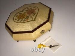 REUGE Music Box W Original Key MEMORY No 5988 Excellent Very Rare Antique Clean