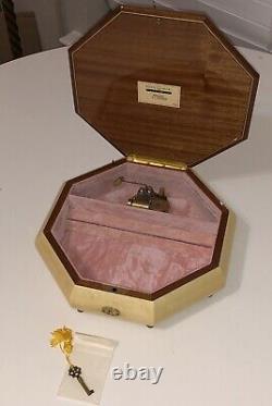 REUGE Music Box W Original Key MEMORY No 5988 Excellent Very Rare Antique Clean