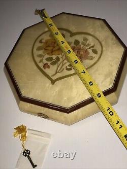 REUGE Music Box W Original Key MEMORY No 5988 Excellent Very Rare Antique Clean