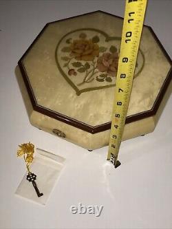 REUGE Music Box W Original Key MEMORY No 5988 Excellent Very Rare Antique Clean