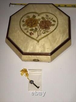 REUGE Music Box W Original Key MEMORY No 5988 Excellent Very Rare Antique Clean