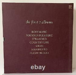 ROXY MUSIC The First Seven Albums 7xLP Box Set (EG Polydor, orig'81) NM/VG++