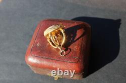 Rare Antique Solid 18k Gold Musical Fob / Seal Swiss 1820 with original box