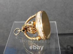 Rare Antique Solid 18k Gold Musical Fob / Seal Swiss 1820 with original box