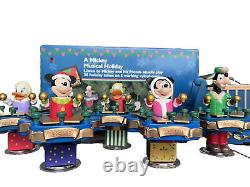 Rare Disney Mickey's Musical Holiday Xylophone Ornaments Original Box 1997 Video