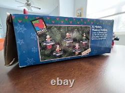 Rare Disney Mickey's Musical Holiday Xylophone Ornaments Original Box 1997 Video