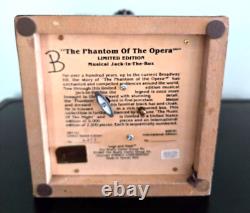 Rare The Phantom of the Opera Limited United States Edition # 2211 Musical Box