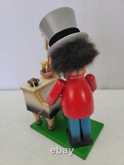 Rare VintageSteinbach Working Music Box Pianist Incense Smoker Germany