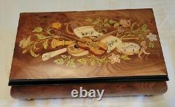 Reuge Music Original Musical Box playing 1.50 Note Tune Waltz of the Flowers
