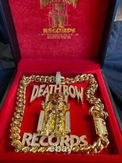 SNOOP DOGG personal original owned Death Row Records chain w autograph box COA