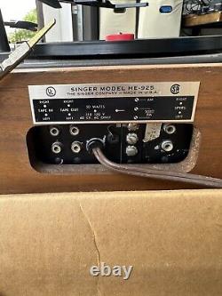 Singer Component Music System Model 925 With Garrard 3000 Turntable Original Box
