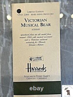 Steiff Harrods Dept. Store Victorian Musical Bear 1993 Limited Edition